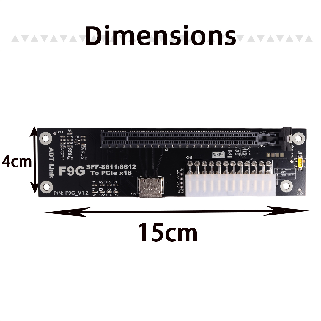 ADT-Link  GEN5 SFF-8611 OcuLin - Oculink Egpu Mini Pc 评论和价格
