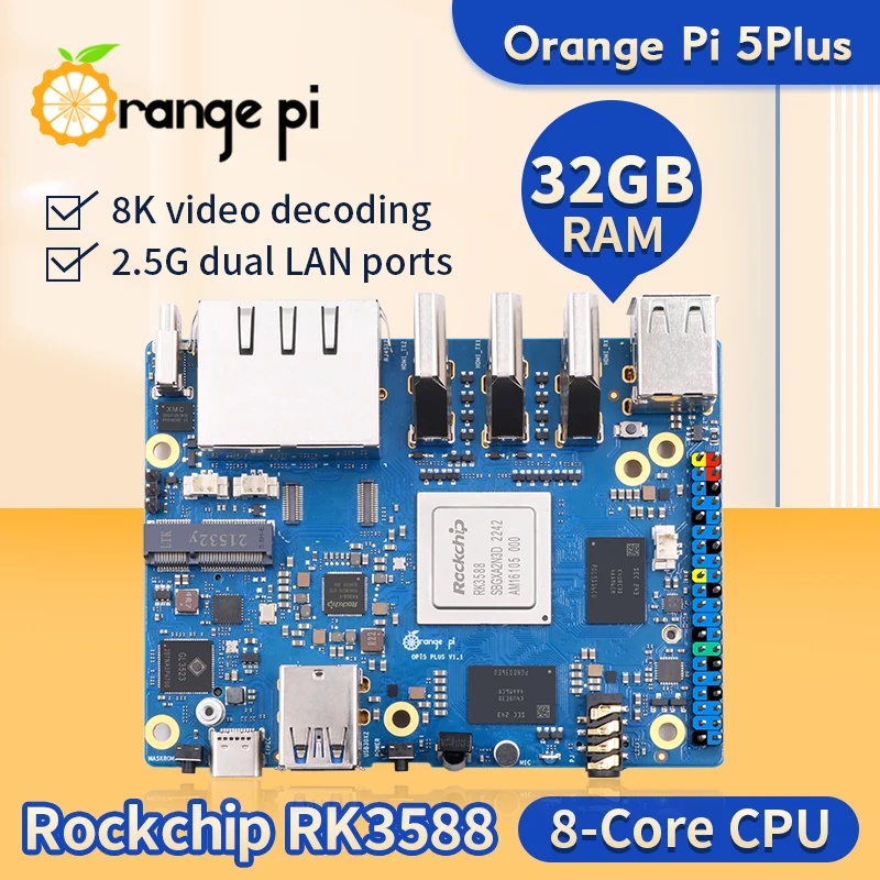 Orange Pi 5 Plus 4 8 16 32GB R - Orange Pi 5 Plus 16Gb 评论和价格