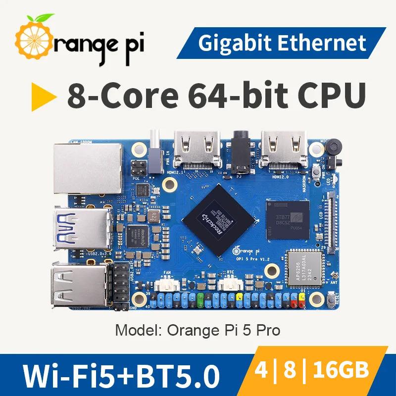 Orange Pi 5 Pro 16 8 4GB RAM L - Orange Pi 5 Plus 16Gb 评论和价格
